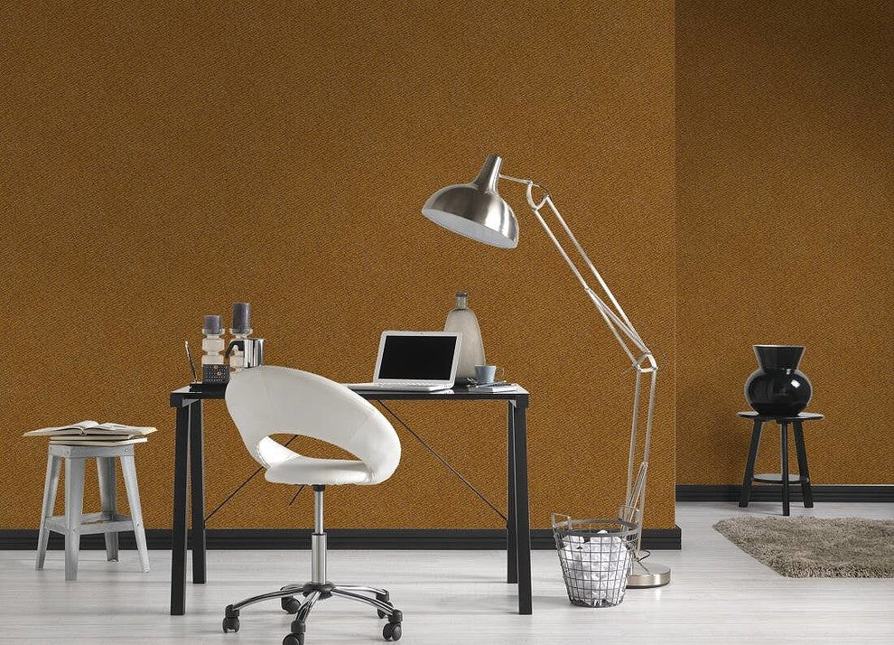 DecoWorld, Natural Brown, Orange Wallpaper Roll, Modern Wall Decor Accent