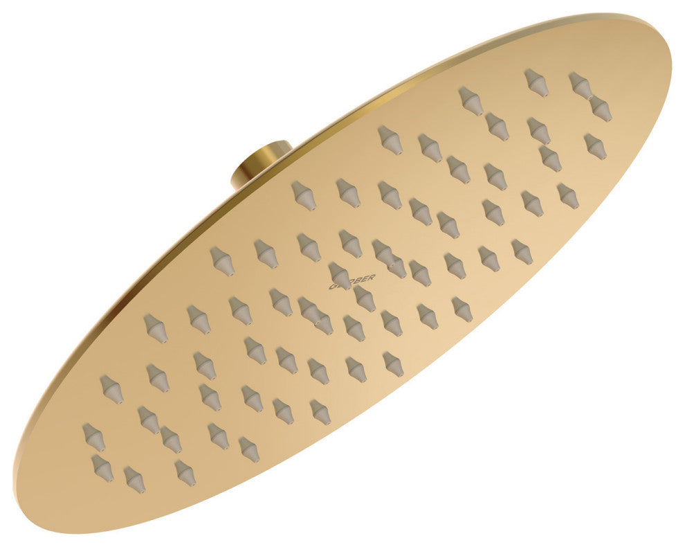 Drench Round 10" 1 Function Rain Showerhead 1.75gpm, Brushed Bronze