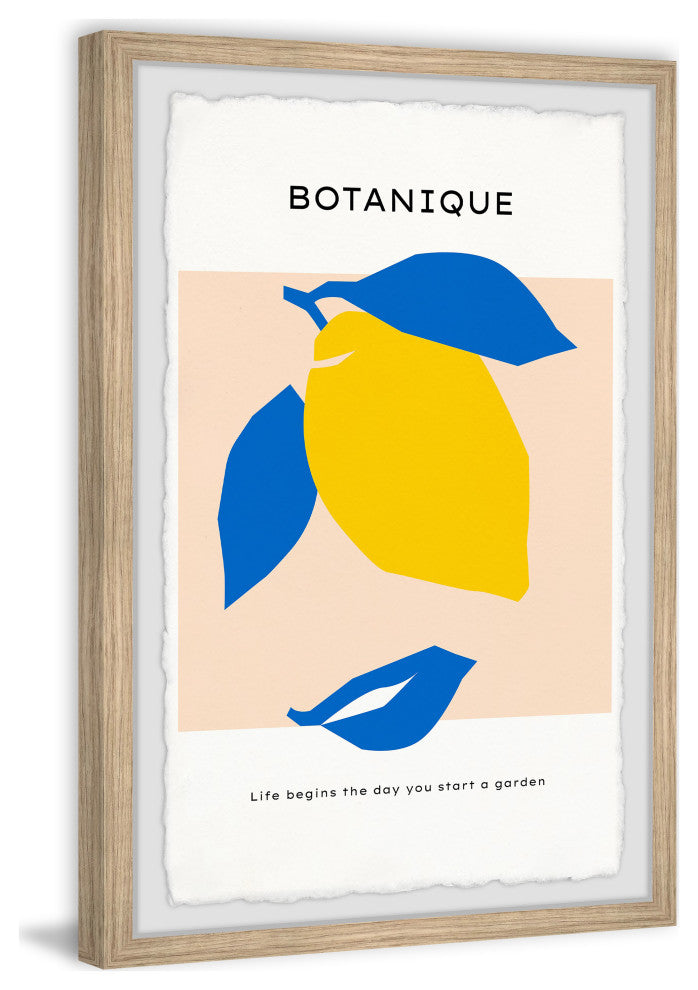 "Botanique Garden" Framed Painting Print, 8x12