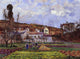 Camille Pissarro Kitchen Gardens at l'Hermitage Pontoise Wall Decal
