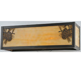 16 Wide Winter Pine Wall Sconce