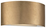 Modern Forms Vermeil LED Wall Sconce, Gold Leaf