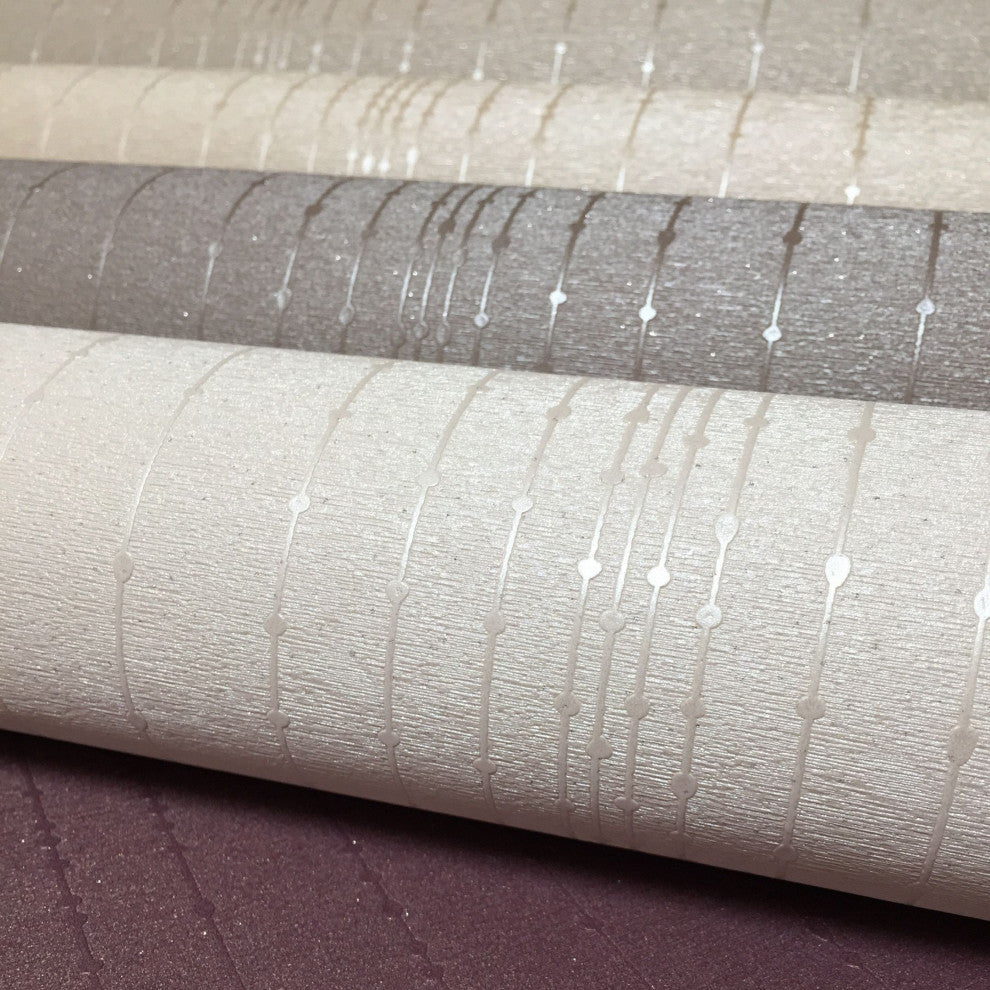 Gleam Modern Wallpaper, Gray, Silver, Bolt