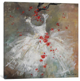 "Rouge I" by Debi Coules, Canvas Print, 18"x18"