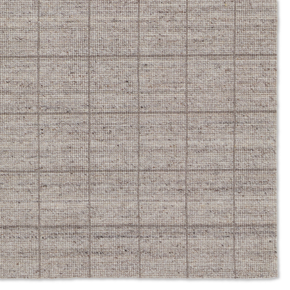 Jaipur Living Club Handmade Striped Gray/ Taupe Area Rug 10'X14'