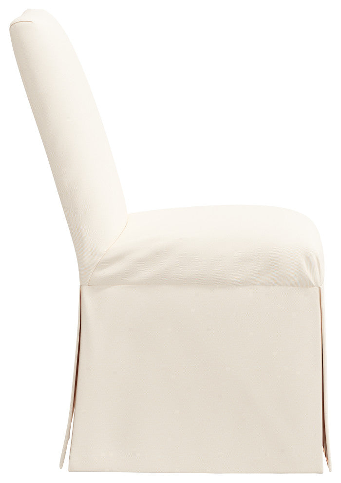 Rachel Ashwell Slipcover Dining Chair, Twill, Twill Natural