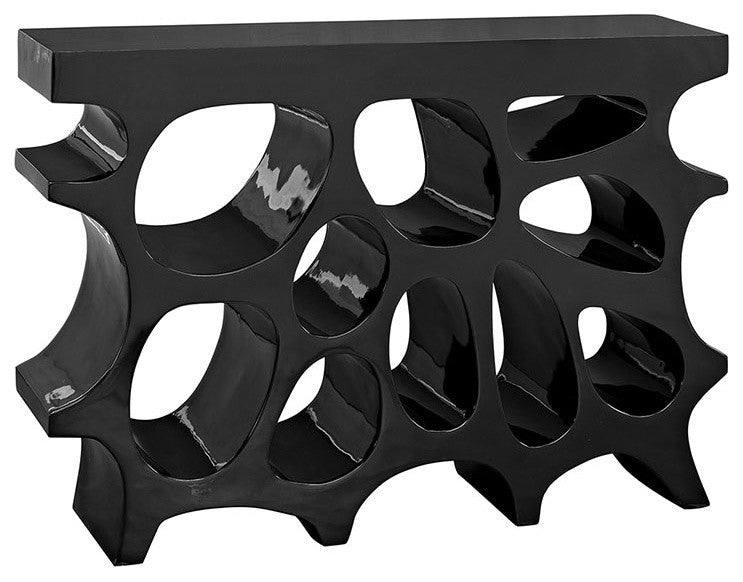 Modern Black Wander Console Table