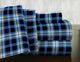 Pointehaven 175 GSM Cotton Flannel Sheet Set, Ashby Plaid, King