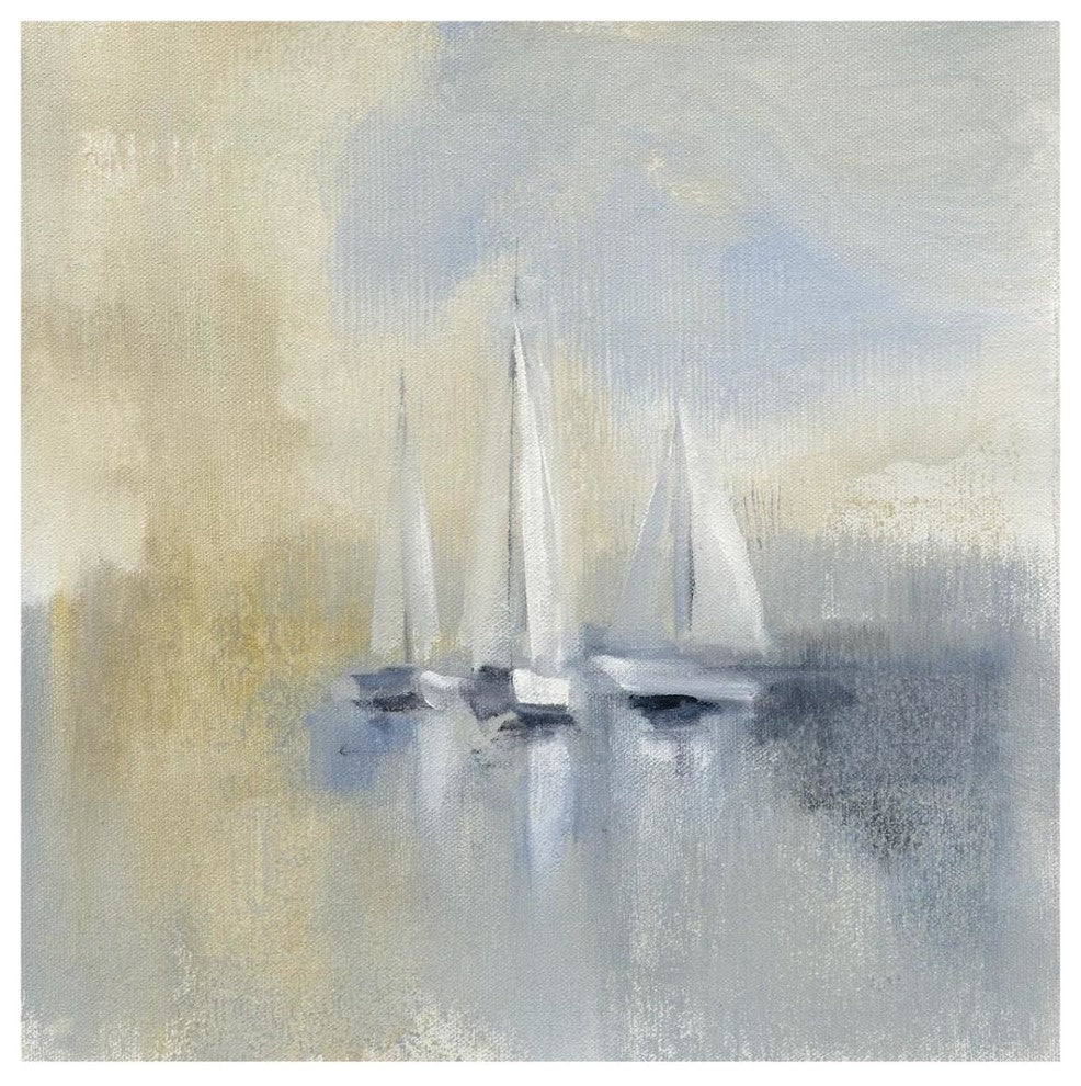 "Morning Sail I" Digital Paper Print by Silvia Vassileva, 32"x32"
