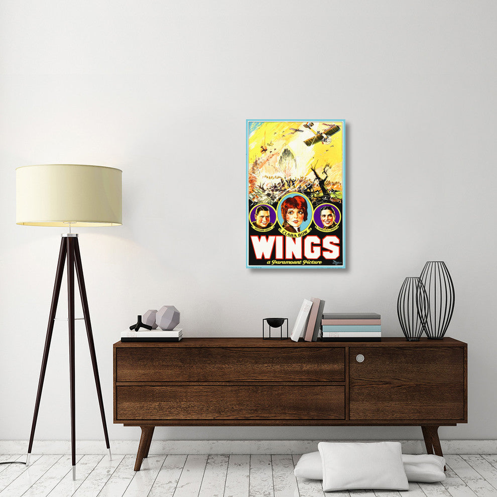 "Wings" Stretched Canvas Giclee by Hollywood Photo Archive, 24x36"