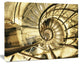 Architectural Detail of Paris in Winter, Abstract Canvas Art Print, 60"x28"