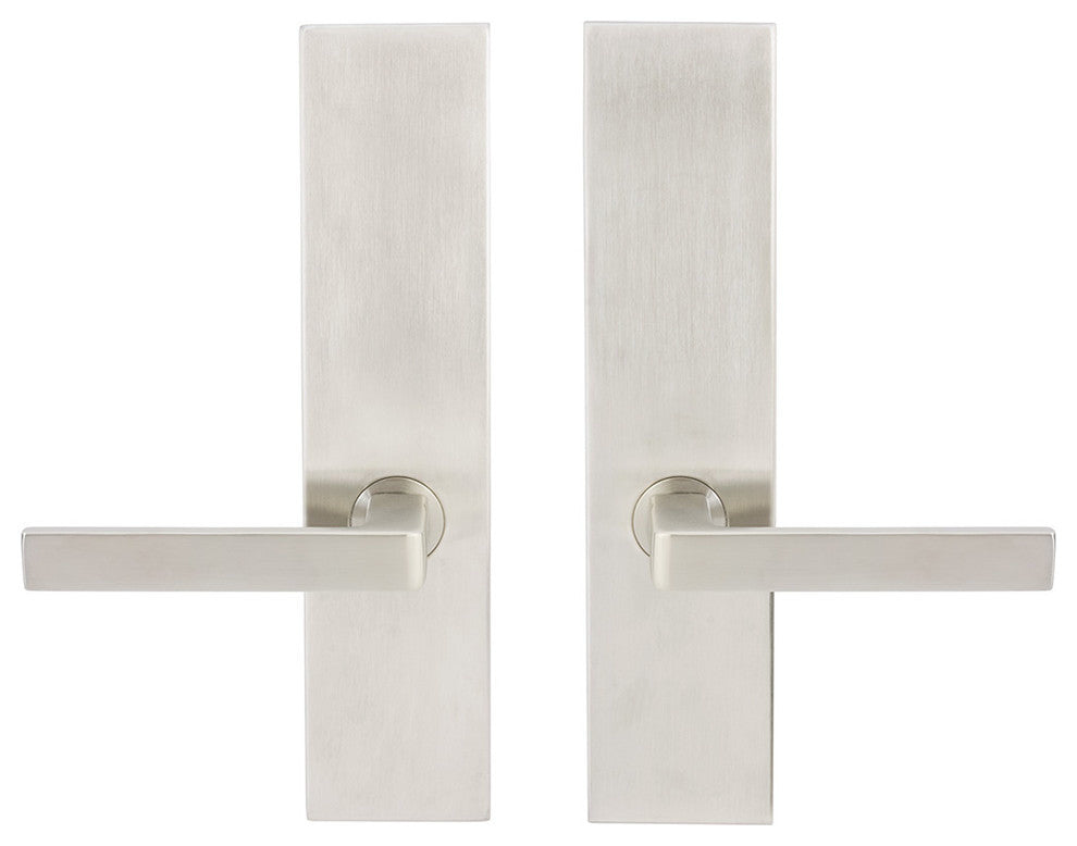 Tokyo Lever, Full Dummy Tubular Pair, Right Hand, Satin Stainless Steel