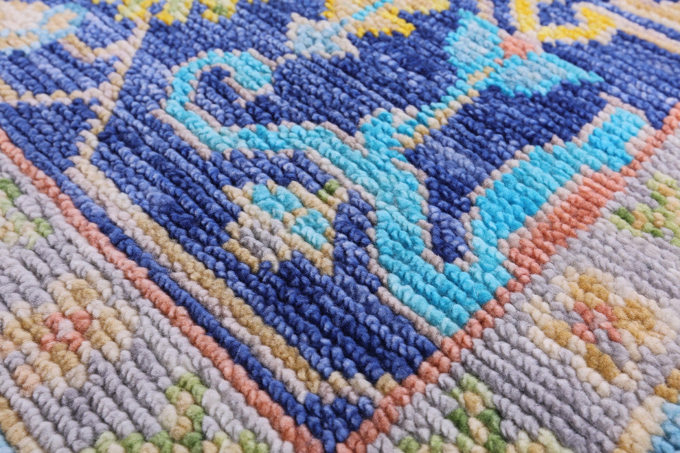 Turkish Oushak Handmade Wool Rug 8' 0" X 10' 2" - Q15604
