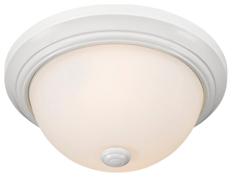 2 Light 11" White Flushmount