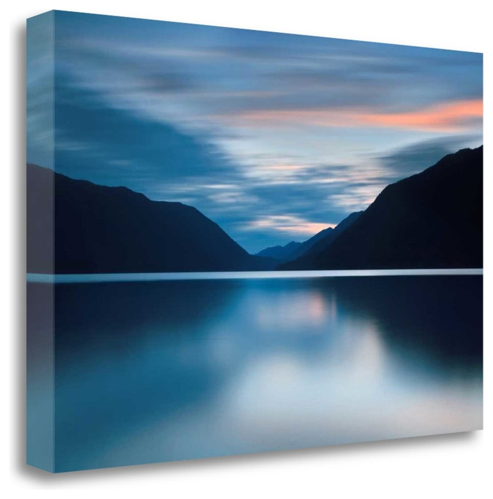 "Lake Crescent Dusk" By Katherine Gendreau, Giclee Print on Gallery Wrap Canvas
