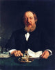 Ilia Efimovich Repin Portrait of poet and slavophile Wrapped Canvas, 20"x25"