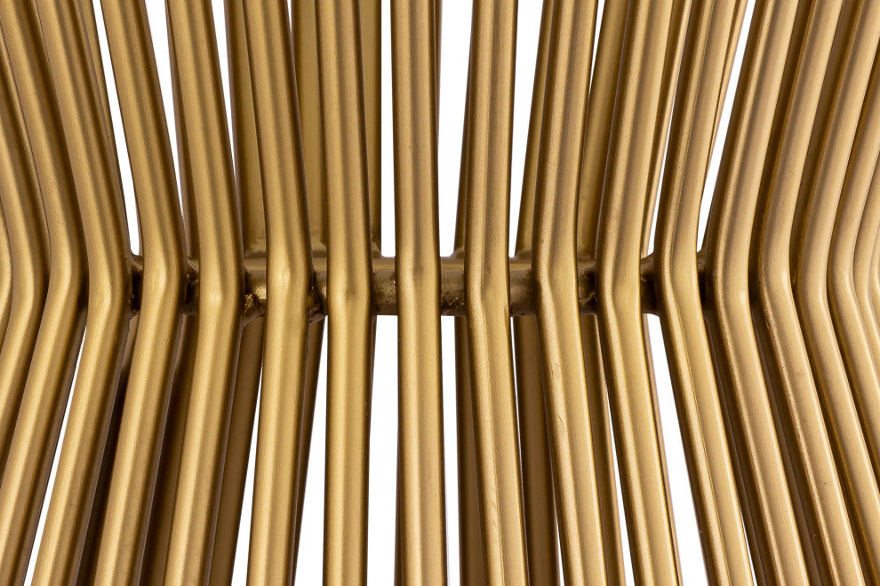 Grace Glass Side Table Gold