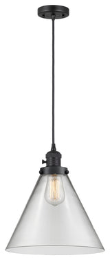 INNOVATIONS 201CSW-BK-G42-L 1-Light Mini Pendant Matte Black