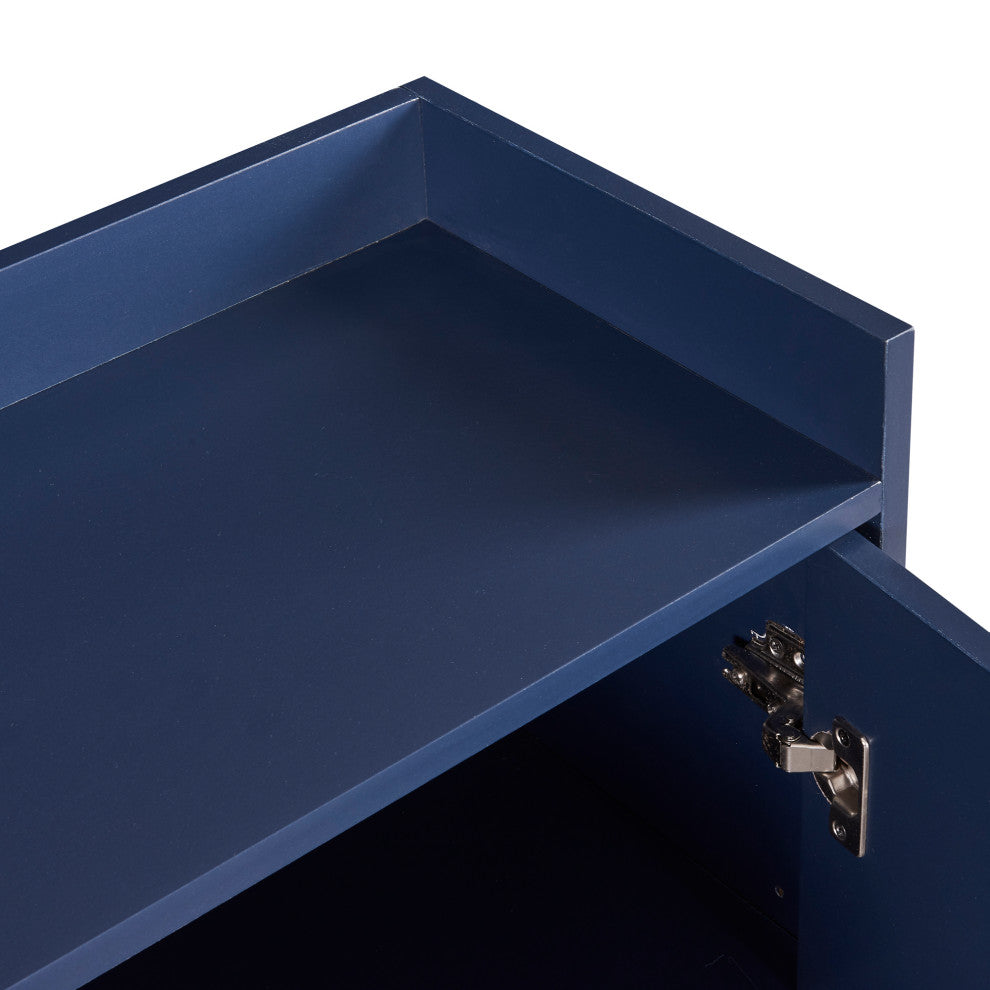 TATEUS 47" Modern Sideboard Buffet Cabinet For Dining Room Kitchen, Navy