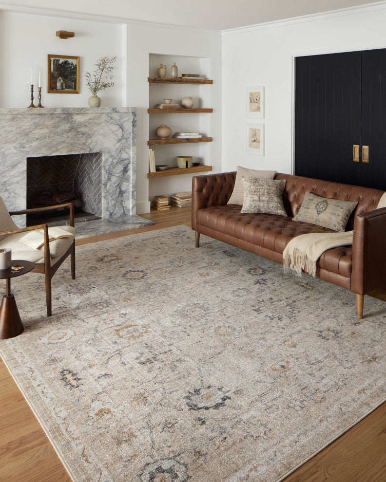 Loloi II Monroe Natural / Multi 3'-9" x 5'-9" Accent Rug