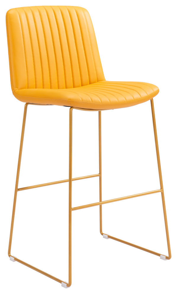 Mode Bar Chair, Set of 2 Yellow