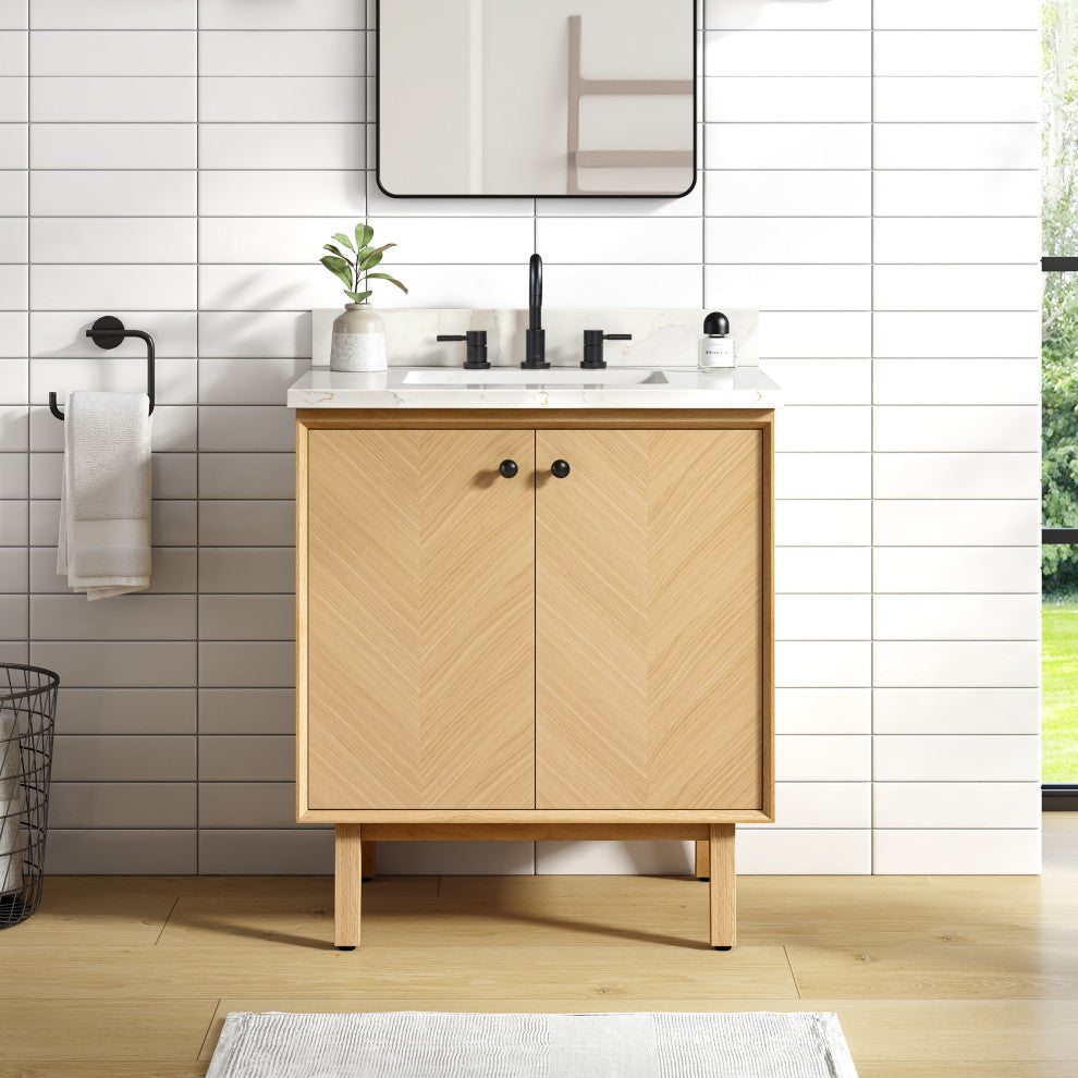 Adelle Vantiy Only Collection, Natural Oak, 30