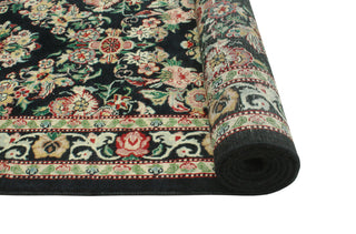 Pak-Persian Eloy Black/Ivory Runner, 2'4x7'10