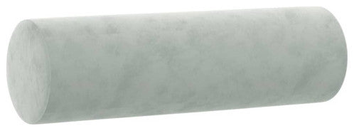 vidaXL Throw Pillows 2 Pcs Round Cylinder Bolster Pillow Light Gray Velvet