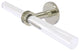 Clearview 2 Arm Guest Towel Holder with Dotted Accents, Polished Nickel