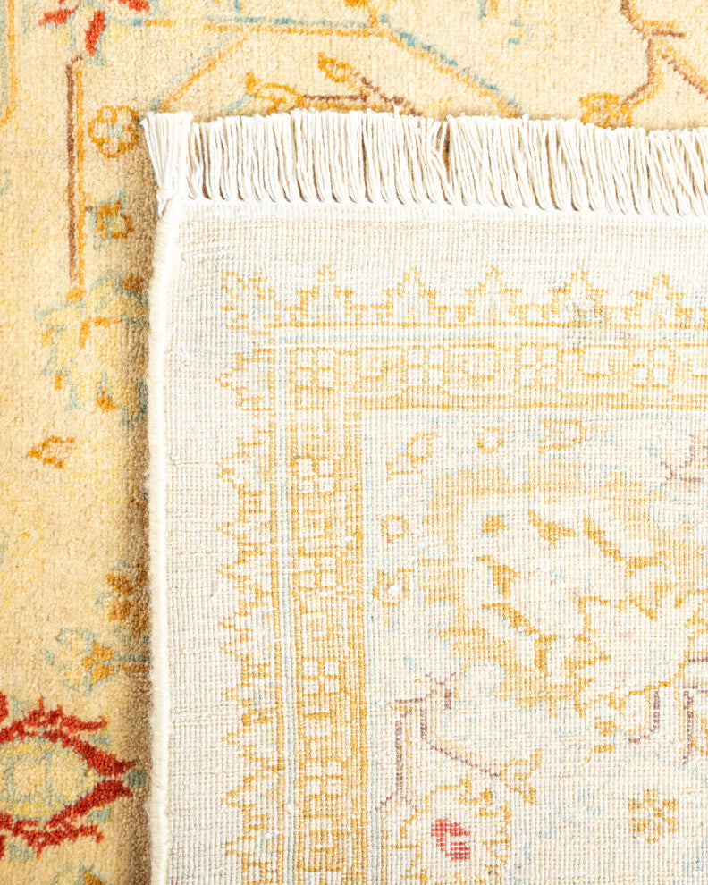 Paletwa One-of-a-Kind Hand-Knotted Runner Ivory, 4'2"x12'4"