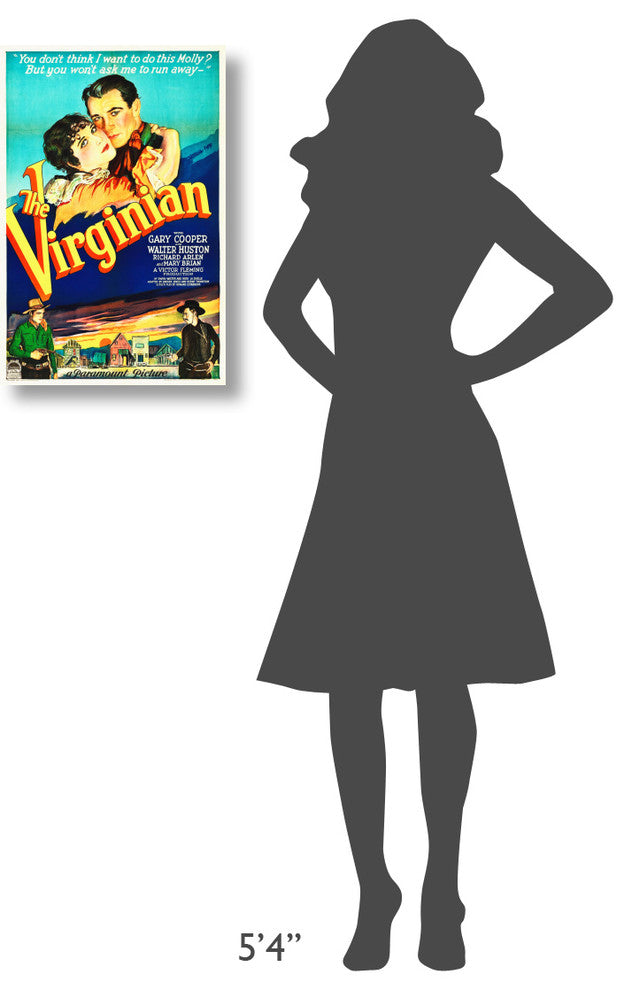 "The Virginian" Stretched Canvas Giclee by Hollywood Photo Archive, 16"x24"