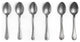 Original Vintage Coffee Spoon Set 6-Piece Set Pewter