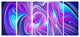 "Purple and Blue Wonder" Canvas Painting