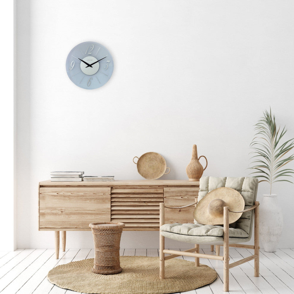 Dali, Frosted Glass Wall Clock, Round