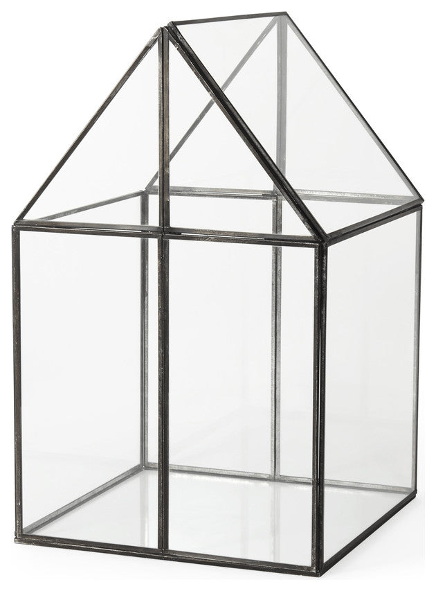 Xl House Shaped Glass Terrarium