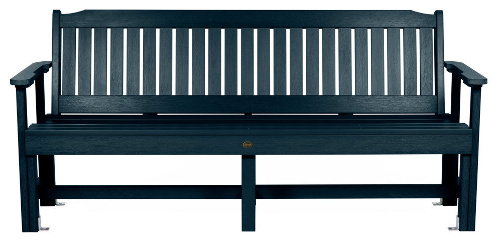 The Sequoia Professional Commercial Grade Exeter 6' Garden Bench, Federal Blue