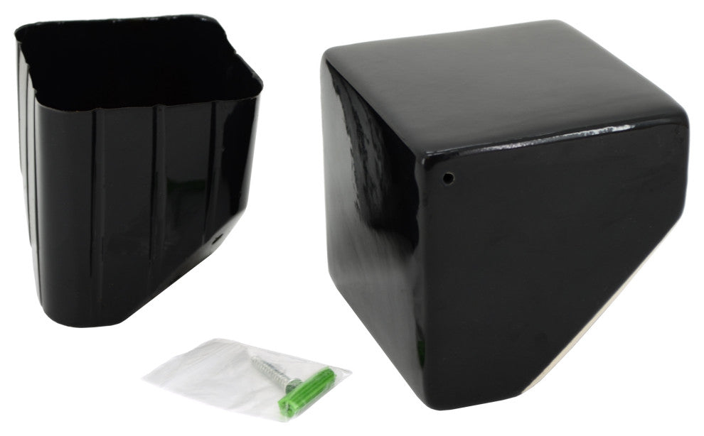 Large Cube Wall Planter, Black