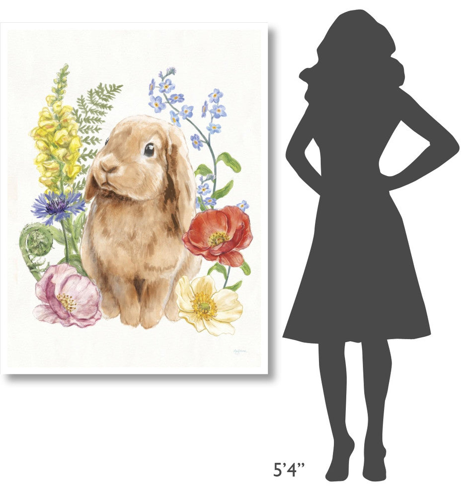 "Sunny Bunny I" Digital Paper Print by Mary Urban, 38"x50"