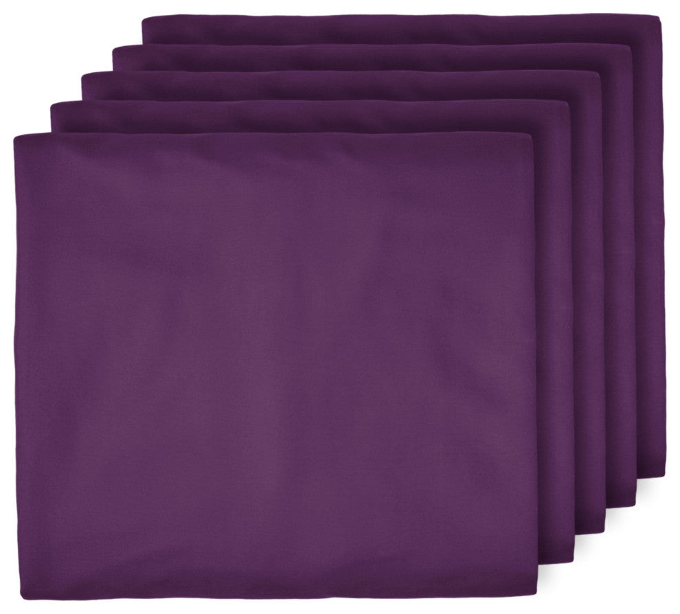 Bare Home Microfiber Fitted Sheets - Set of 5, Plum, Twin Xl