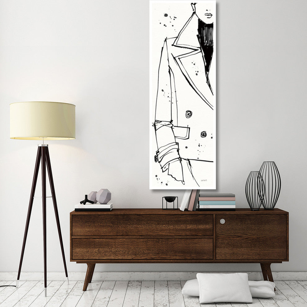 "Fashion Strokes V" Digital Paper Print by Anne Tavoletti, 26"x74"
