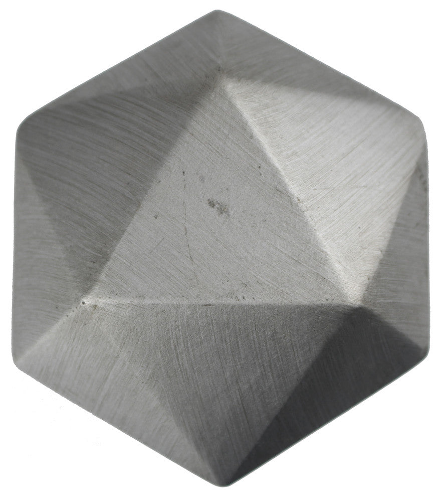 Carbide Medallion Drapery Holdback, English Pewter