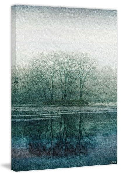 "Apple Lake" Framed Painting Print, 16"x24"