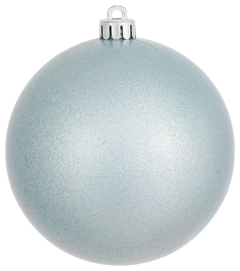 Vickerman N590832DCV 3" Baby Blue Candy Ball Ornament, 12 per Bag