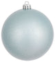 Vickerman N590832DCV 3" Baby Blue Candy Ball Ornament, 12 per Bag