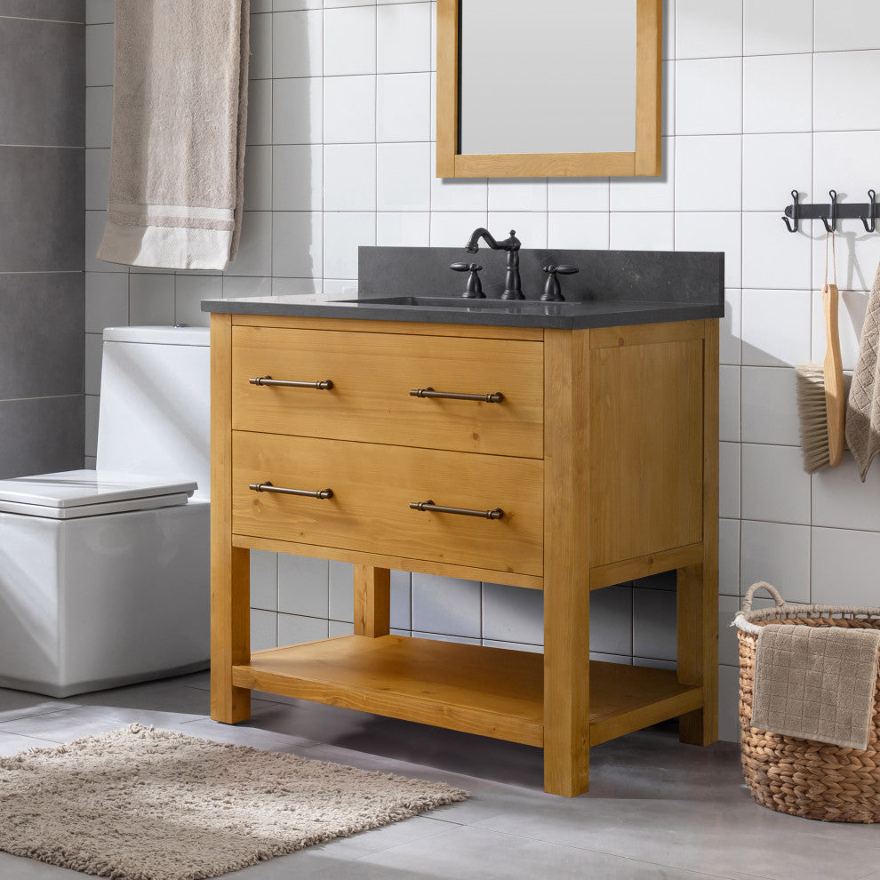Windwood 36" Bathroom Vanity, Natural