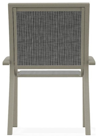 Kendall Sling Stackable Outdoor Dining Chair, Anchor/Storm