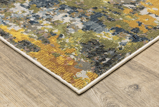 Oriental Weavers Caravan Gray and Multi 6'7"x9'6" Indoor Rug