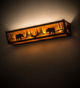 24W Bear at Lake Vanity Light