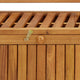 vidaXL Outdoor Storage Bench Deck Box for Patio Furniture Solid Wood Acacia