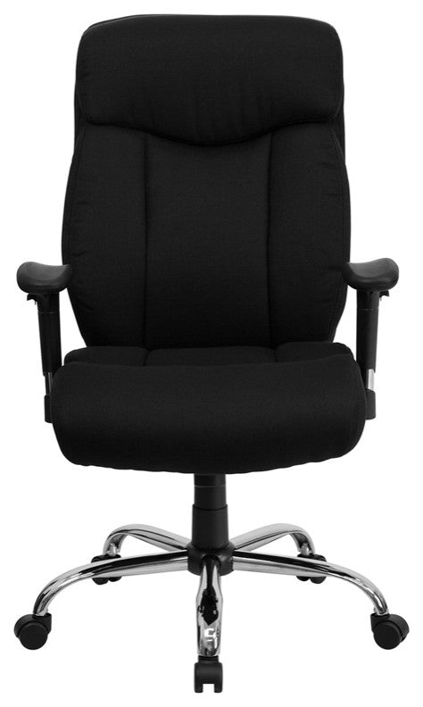 Big and Tall Office Chair GO-1235-BK-FAB-A-GG